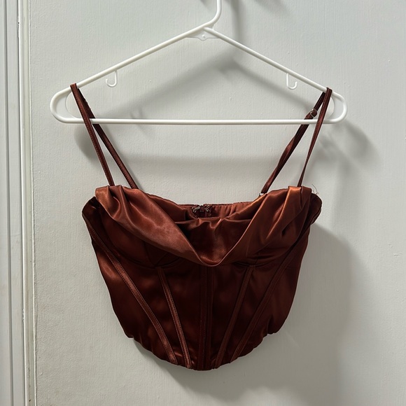 Satin Corset Top - Picture 1 of 2